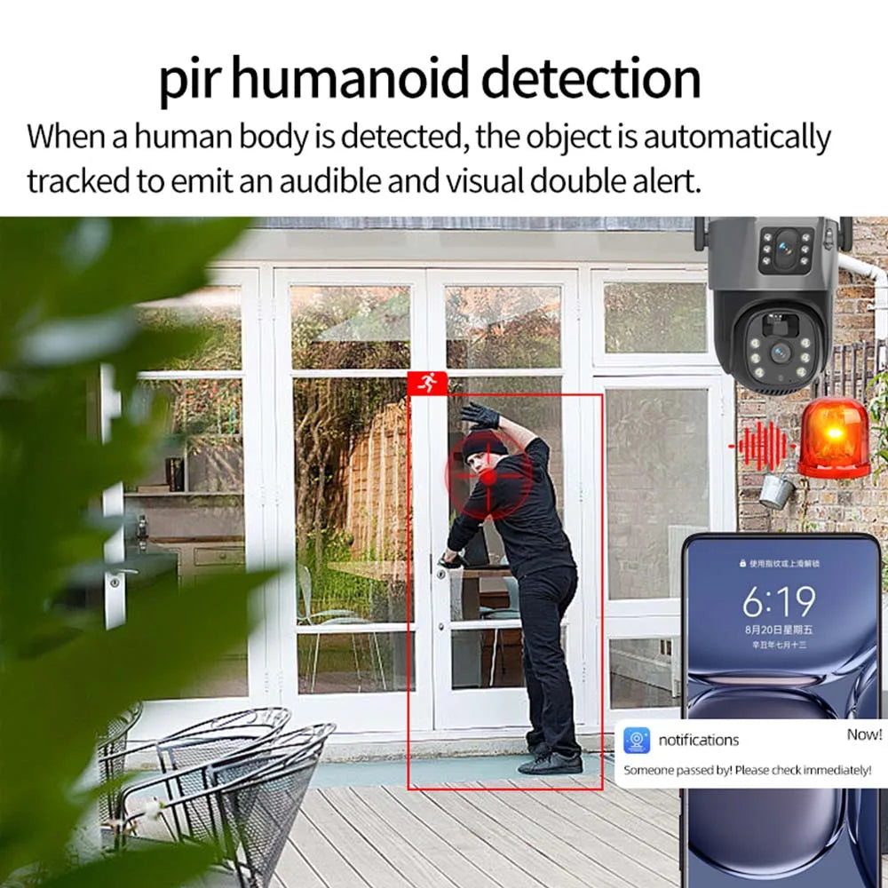 Wireless Solar Powered CCTV Surveillance Camera
