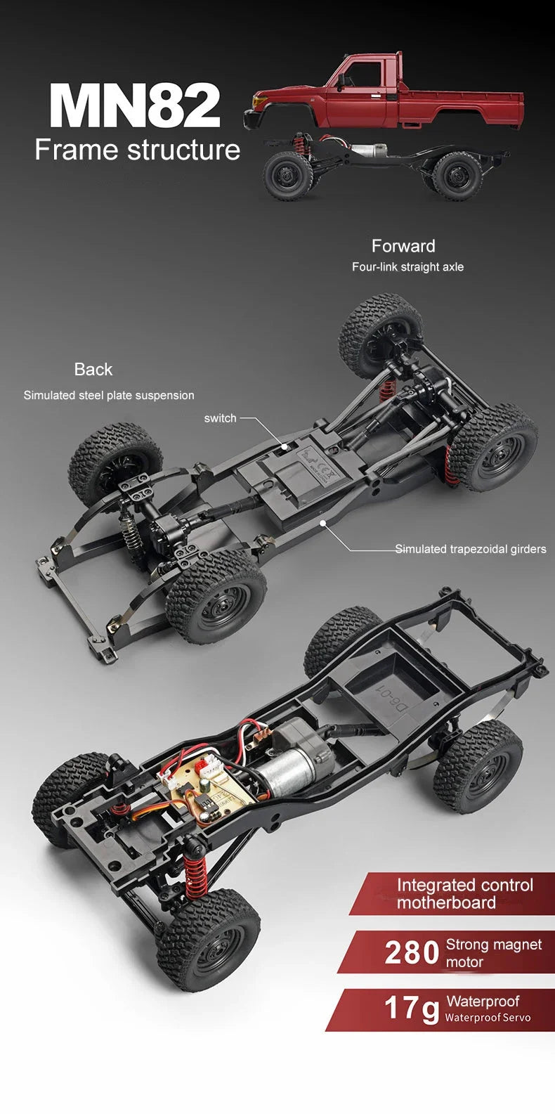 1/12 Scale RC 4WD