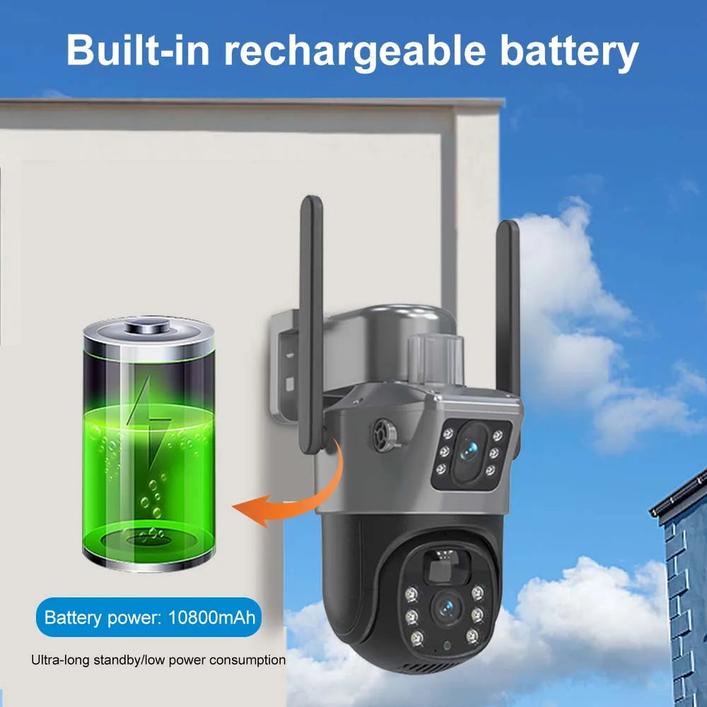 Wireless Solar Powered CCTV Surveillance Camera