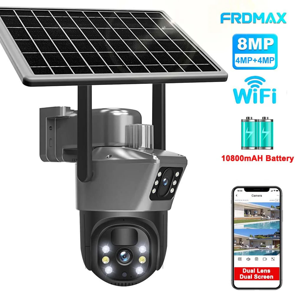 Wireless Solar Powered CCTV Surveillance Camera