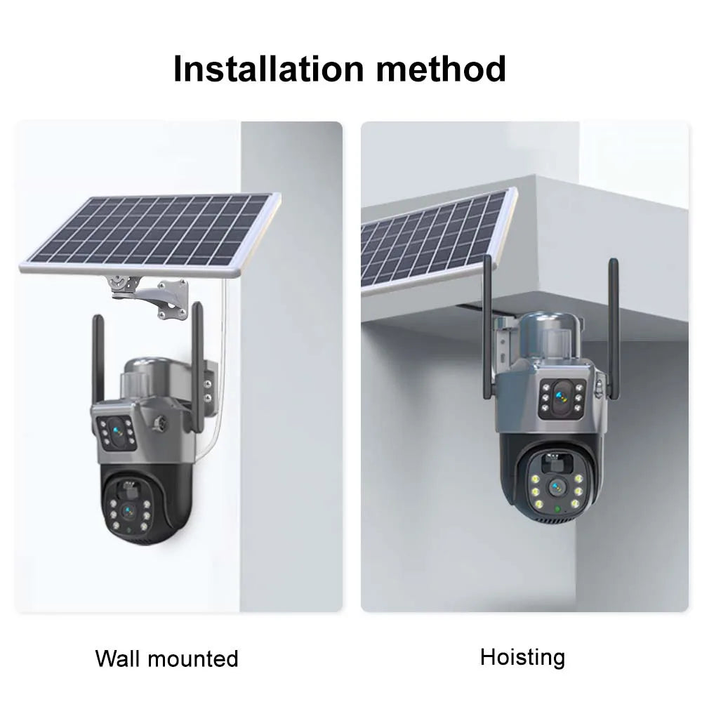 Wireless Solar Powered CCTV Surveillance Camera