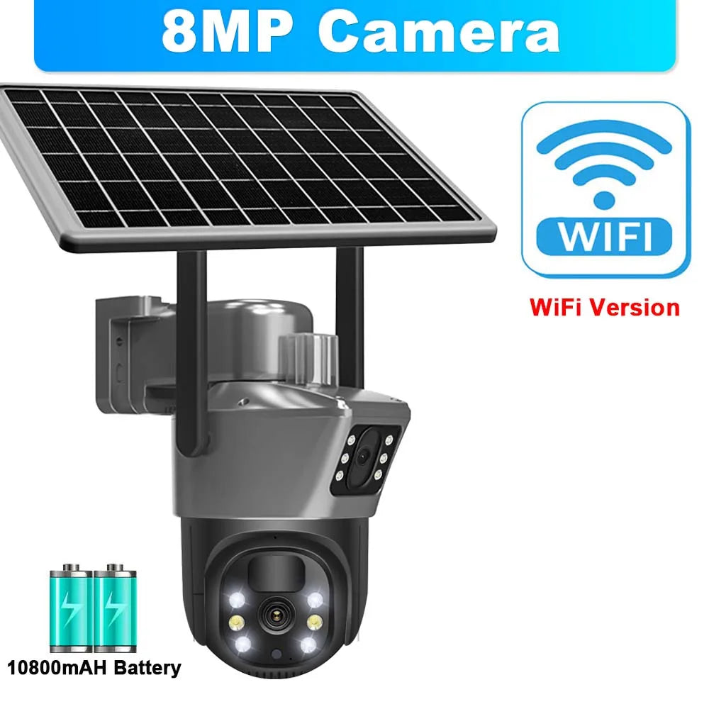 Wireless Solar Powered CCTV Surveillance Camera