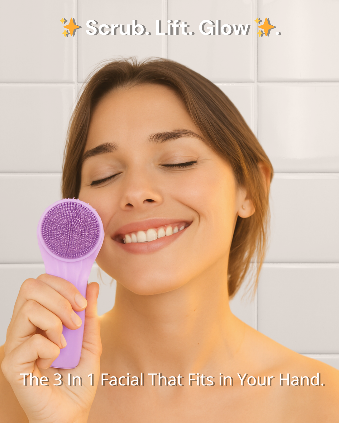 Glow Deeper – Ultrasonic Skin Scrubber for Pores, Lift & Radiance