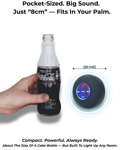Shower. Sing. Glow. – The Ultimate Waterproof Speaker That Sticks & Plays Anywhere