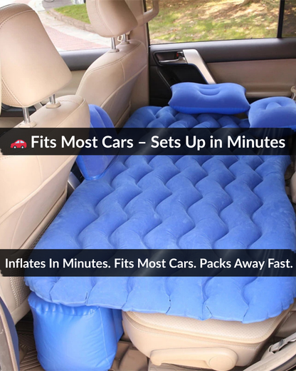 Sleep Anywhere – Inflatable Car Mattress for Road Trips, Camping & Comfort On The Go
