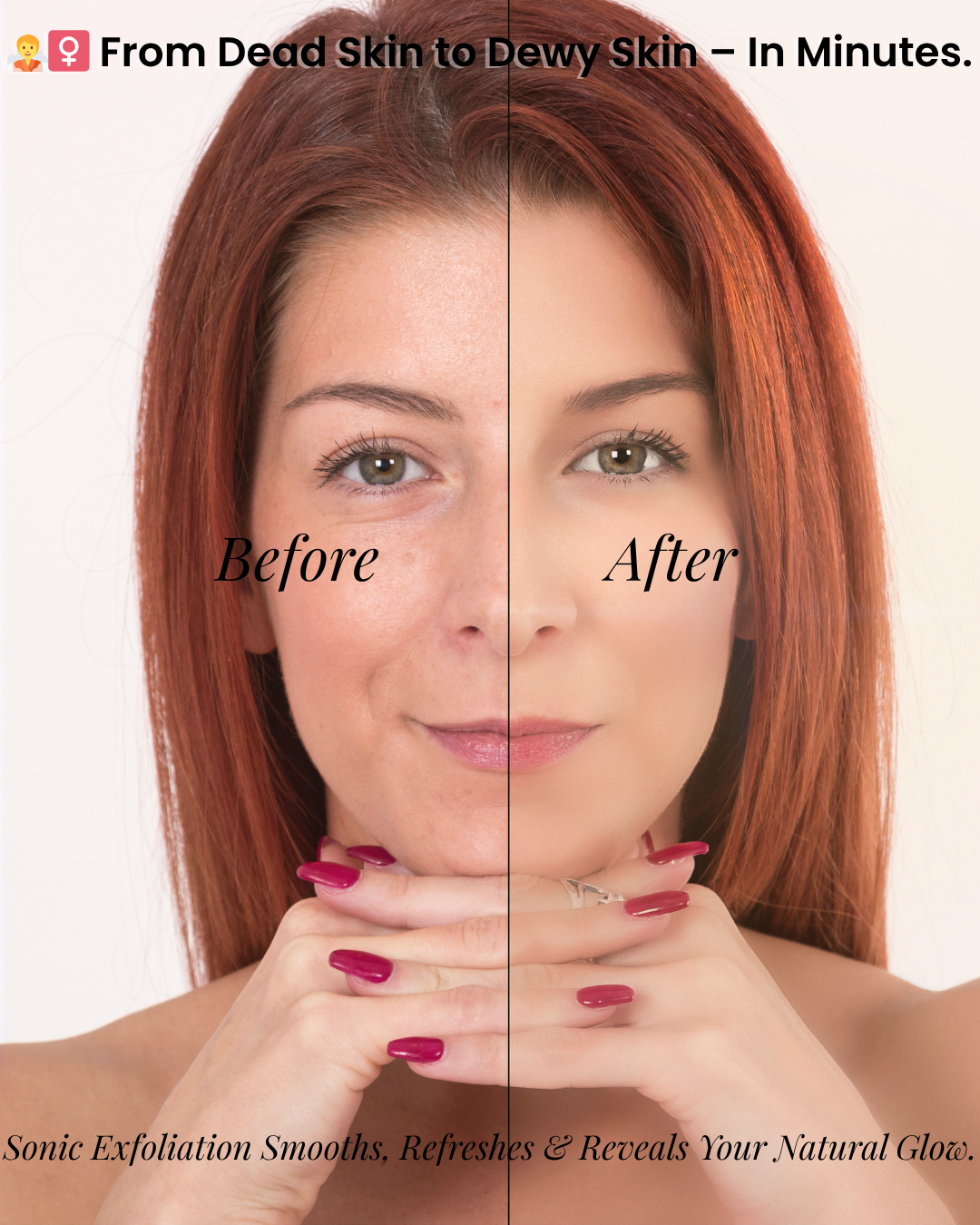Glow Deeper – Ultrasonic Skin Scrubber for Pores, Lift & Radiance