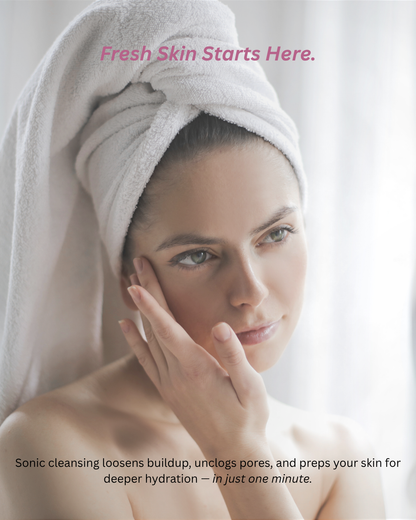 Glow Deeper – Ultrasonic Skin Scrubber for Pores, Lift & Radiance