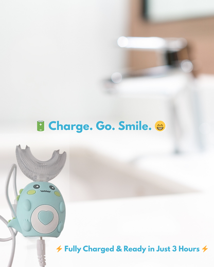 No More Brushing Battles – U Shaped Kids Toothbrush for Calm, Easy Cleaning