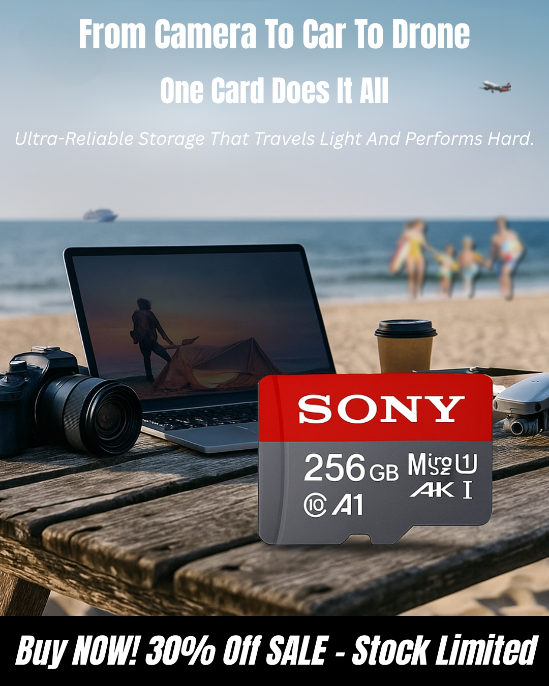 Capture More. Transfer Faster. Trust It Everywhere. Sony A1 Micro SD Card – Up to 1TB, 4K Ready, Waterproof