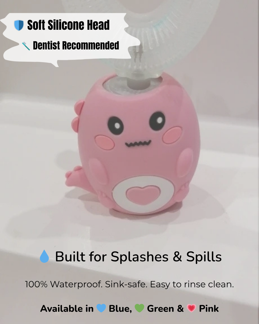 No More Brushing Battles – U Shaped Kids Toothbrush for Calm, Easy Cleaning