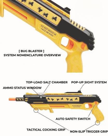 Blast Flies on Sight – Salt-Powered Bug Gun for Backyard Battles
