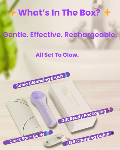 Glow Deeper – Ultrasonic Skin Scrubber for Pores, Lift & Radiance