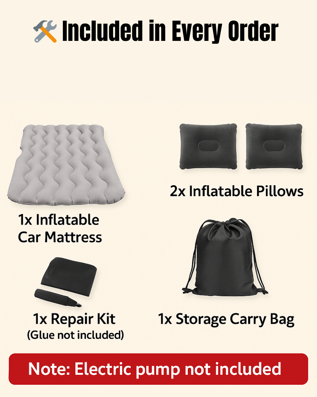 Sleep Anywhere – Inflatable Car Mattress for Road Trips, Camping & Comfort On The Go