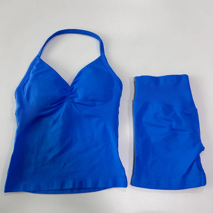 2 Piece Women's Seamless Scrunch Bum Activewear