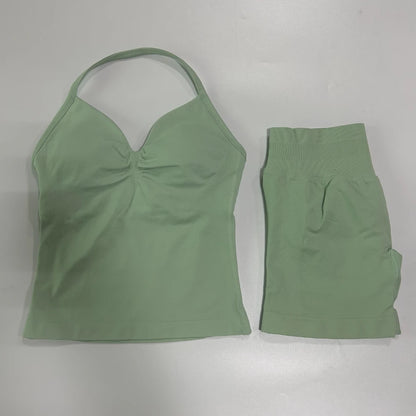 2 Piece Women's Seamless Scrunch Bum Activewear