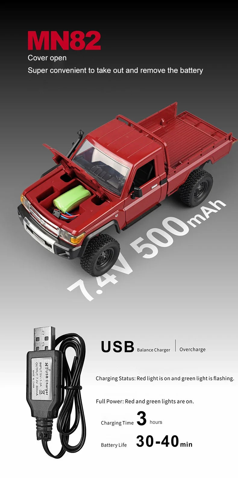 1/12 Scale RC 4WD