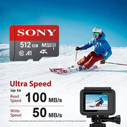 Capture More. Transfer Faster. Trust It Everywhere. Sony A1 Micro SD Card – Up to 1TB, 4K Ready, Waterproof