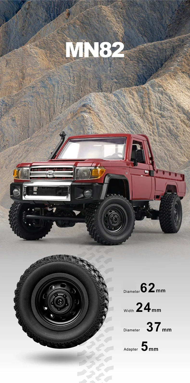 1/12 Scale RC 4WD